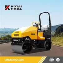 Walec bębnowy tandemowy o udźwigu 2 ton